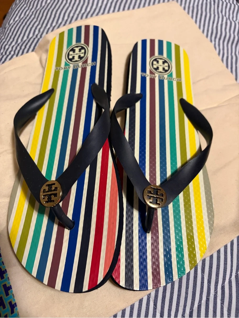 Tory Burch women’s flip flops size 10